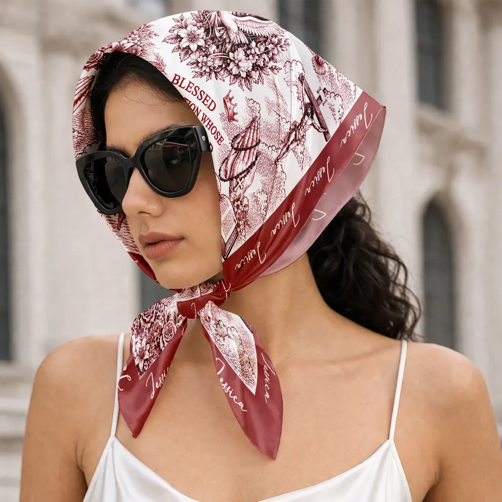 250 Years Of America Blessed Is The Nation - Personalized Scarf - Image 3