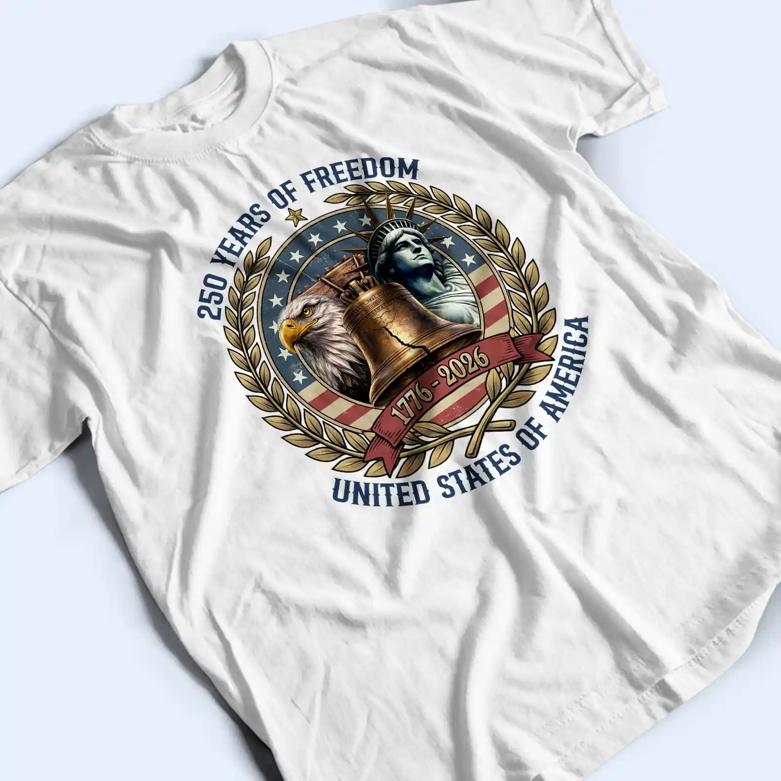250 Years Of Freedom Liberty Bell - T Shirt - Image 3