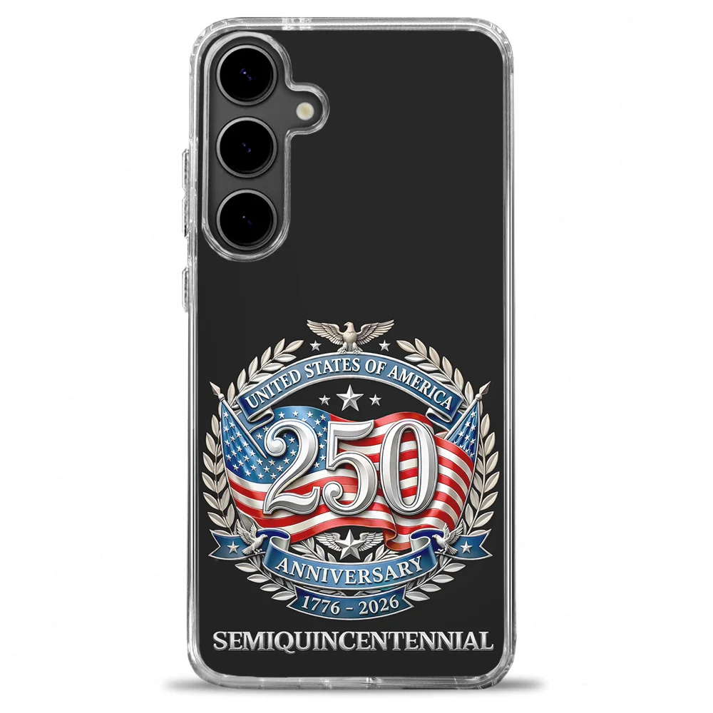 250th Anniversary Eagle US Independence Day - Clear Phone Case - Image 2