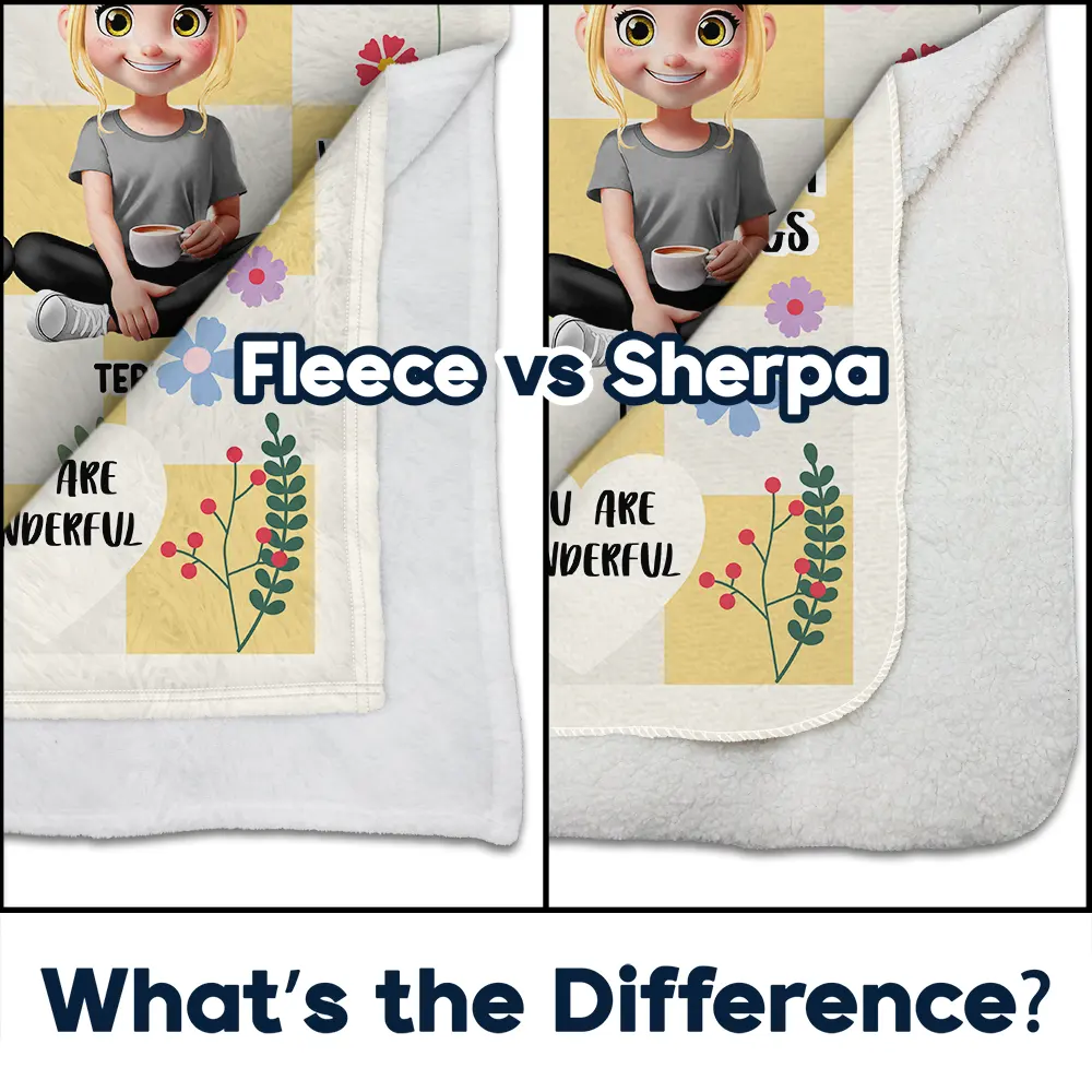 3D Besties Sisters Sending You Big Hugs - Personalized Fleece Blanket, Sherpa Blanket - Image 4
