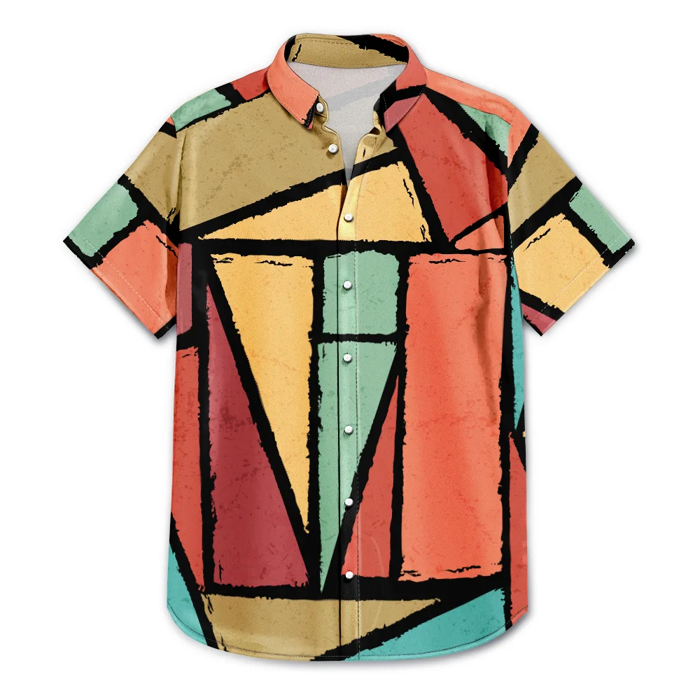 3D Cartoon Kid This Papa Grandpa Dad Belong To - Personalized Hawaiian Shirt - Image 3