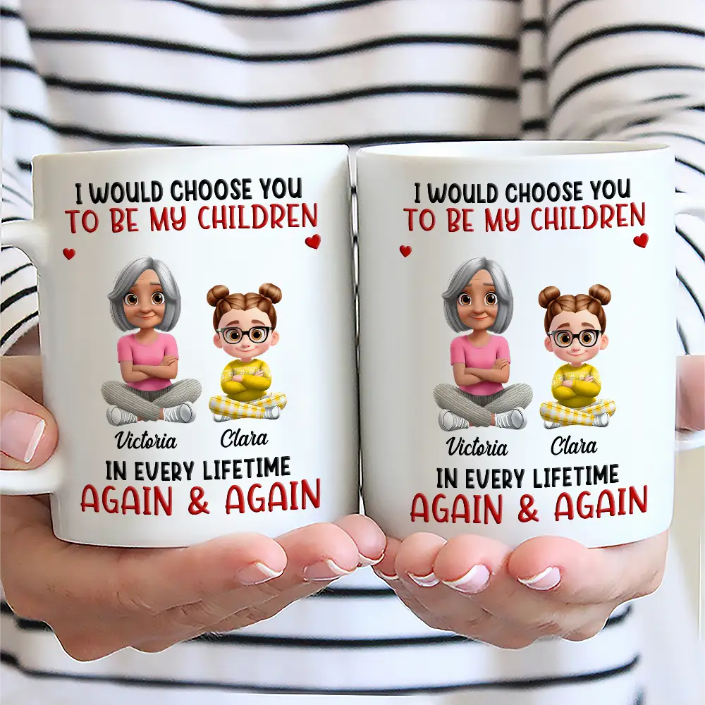 3D Effect I Would Choose You In Every Lifetime - Personalized Mug - Image 3