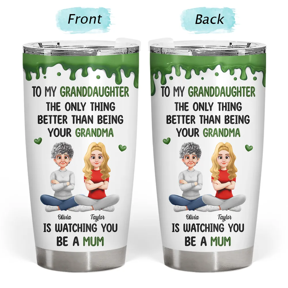 3D Effect The Only Thing Better Than Being Your Father Mother - Personalized Tumbler - Image 3