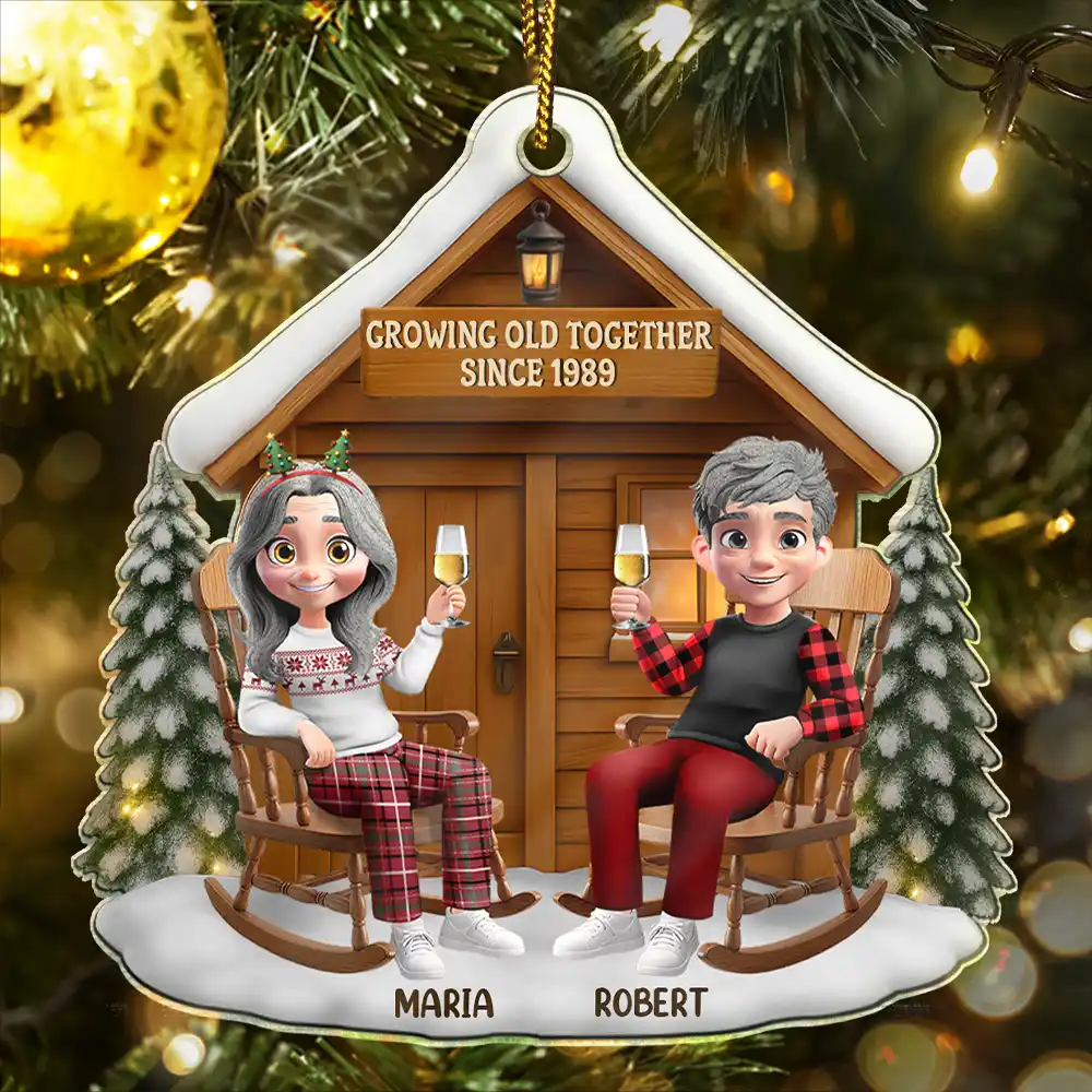 3D Effect You And Me We Got This - Personalized Custom Shaped Acrylic Ornament