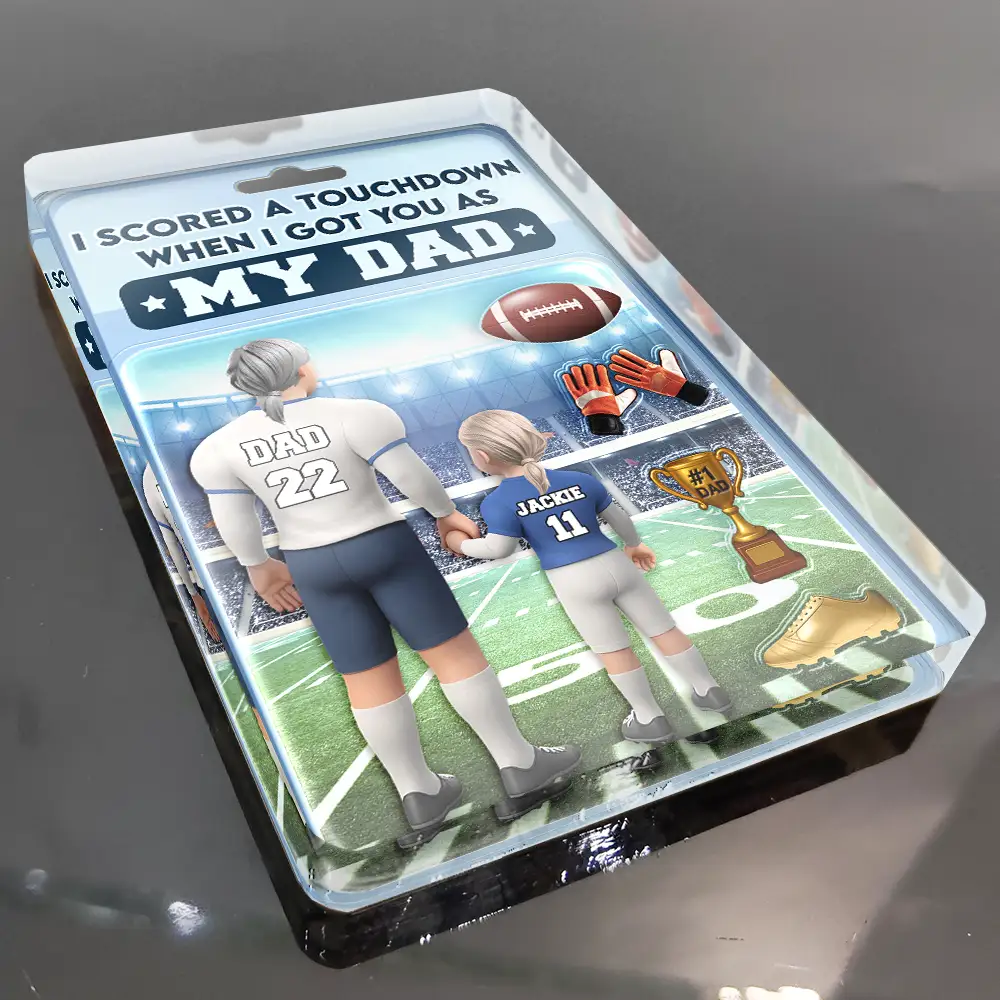 3D Figure I Got You As My Dad - Personalized Custom Shaped Acrylic Plaque - Image 5
