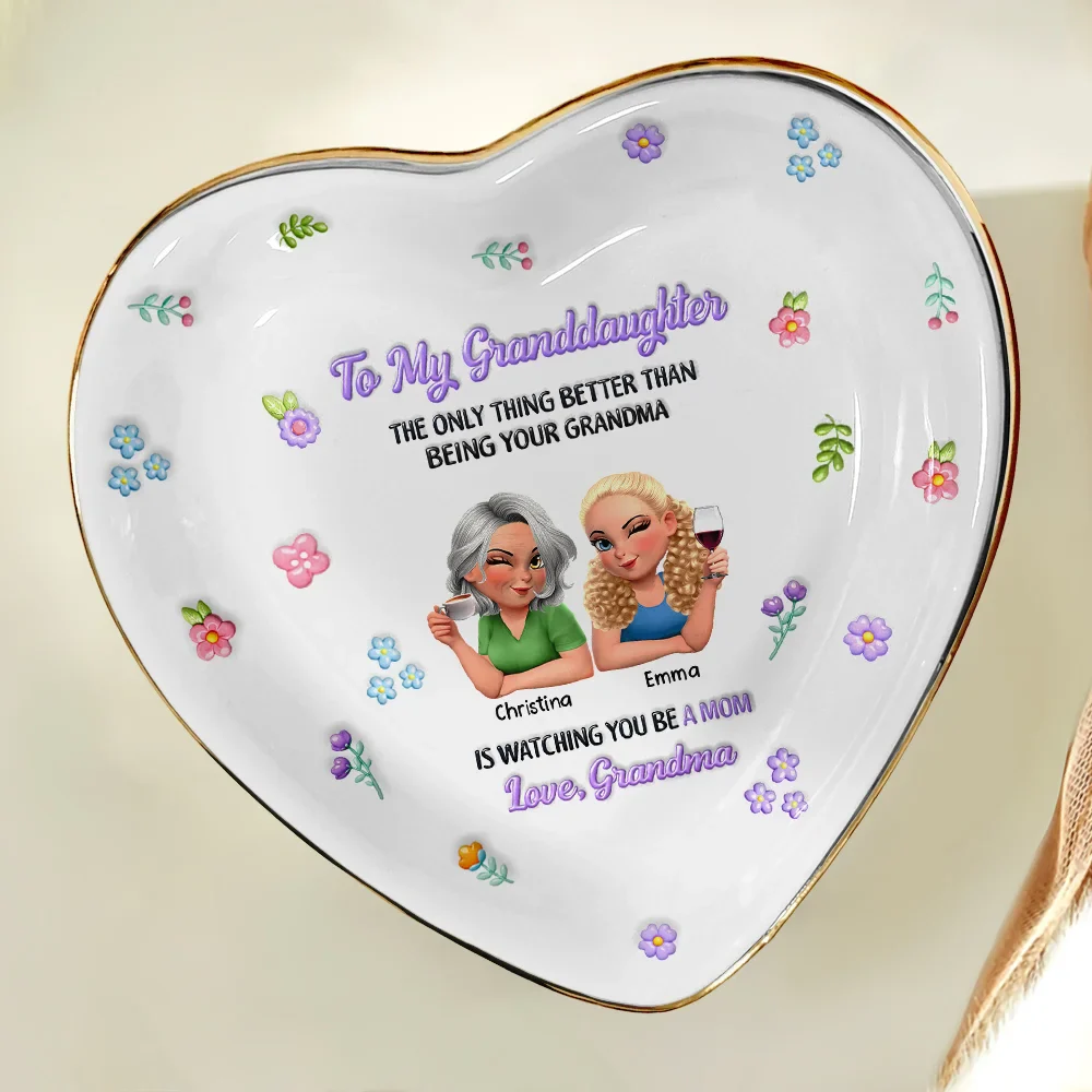 3D Inflated Printed The Only Thing Better Than Being Your Mother - Personalized Ring Dish - Image 5