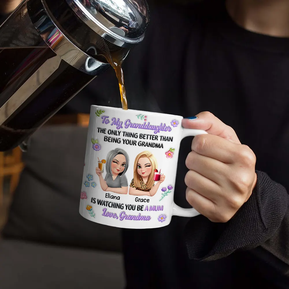3D Inflated Printed The Only Thing Better Than Being Your Mother - Personalized White Edge-to-Edge Mug - Image 4