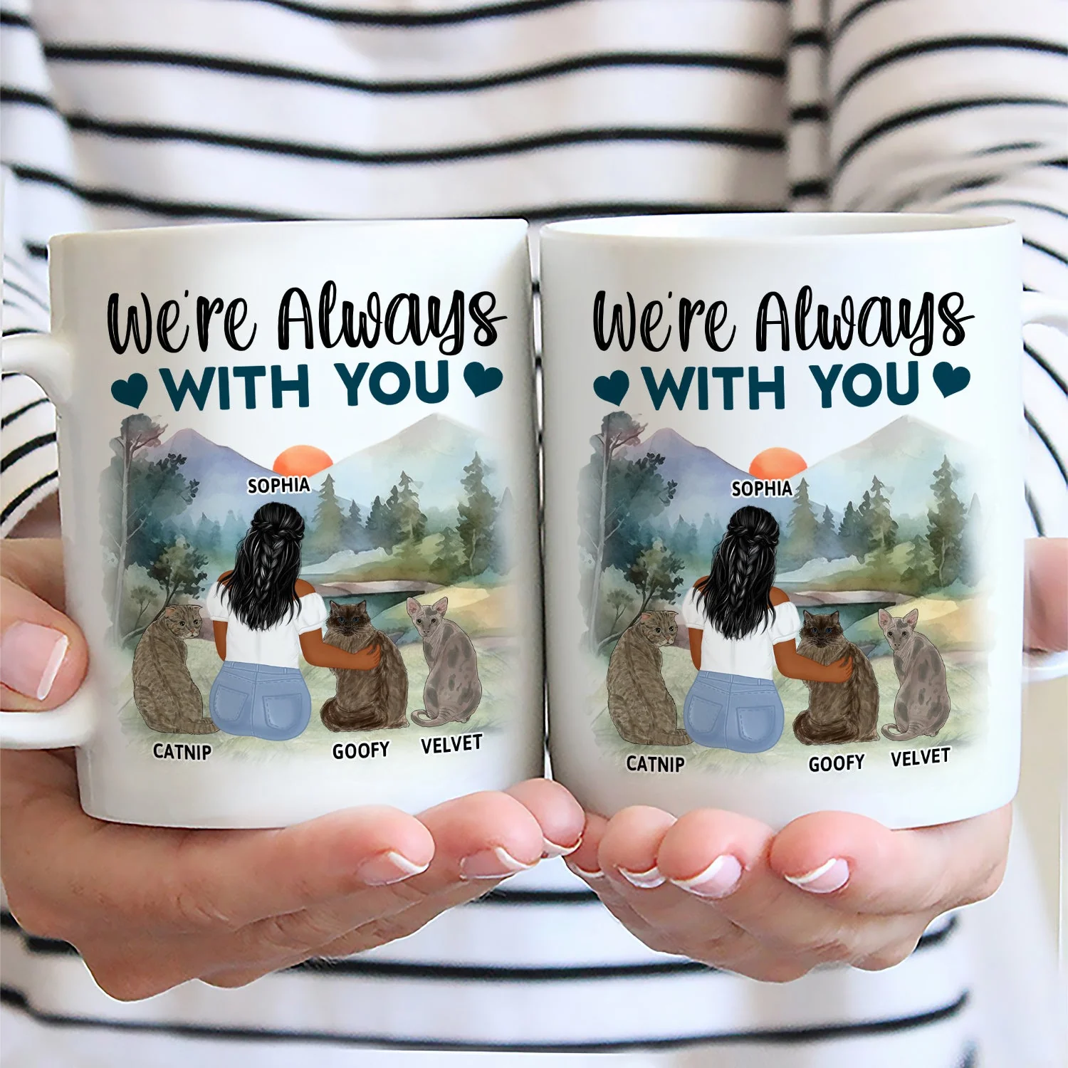 A Bond That Can't Be Broken - Gift For Cat Lovers, Cat Mom, Cat Dad - Personalized Mug - Image 3