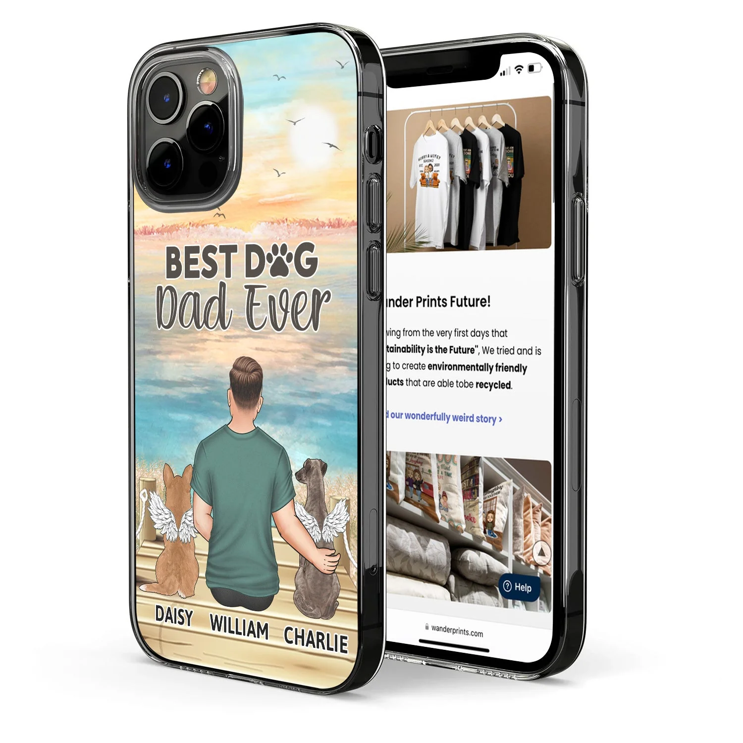 A Bond That Can't Be Broken - Gift For Dog Lovers, Dog Mom - Personalized Clear Phone Case - Image 2