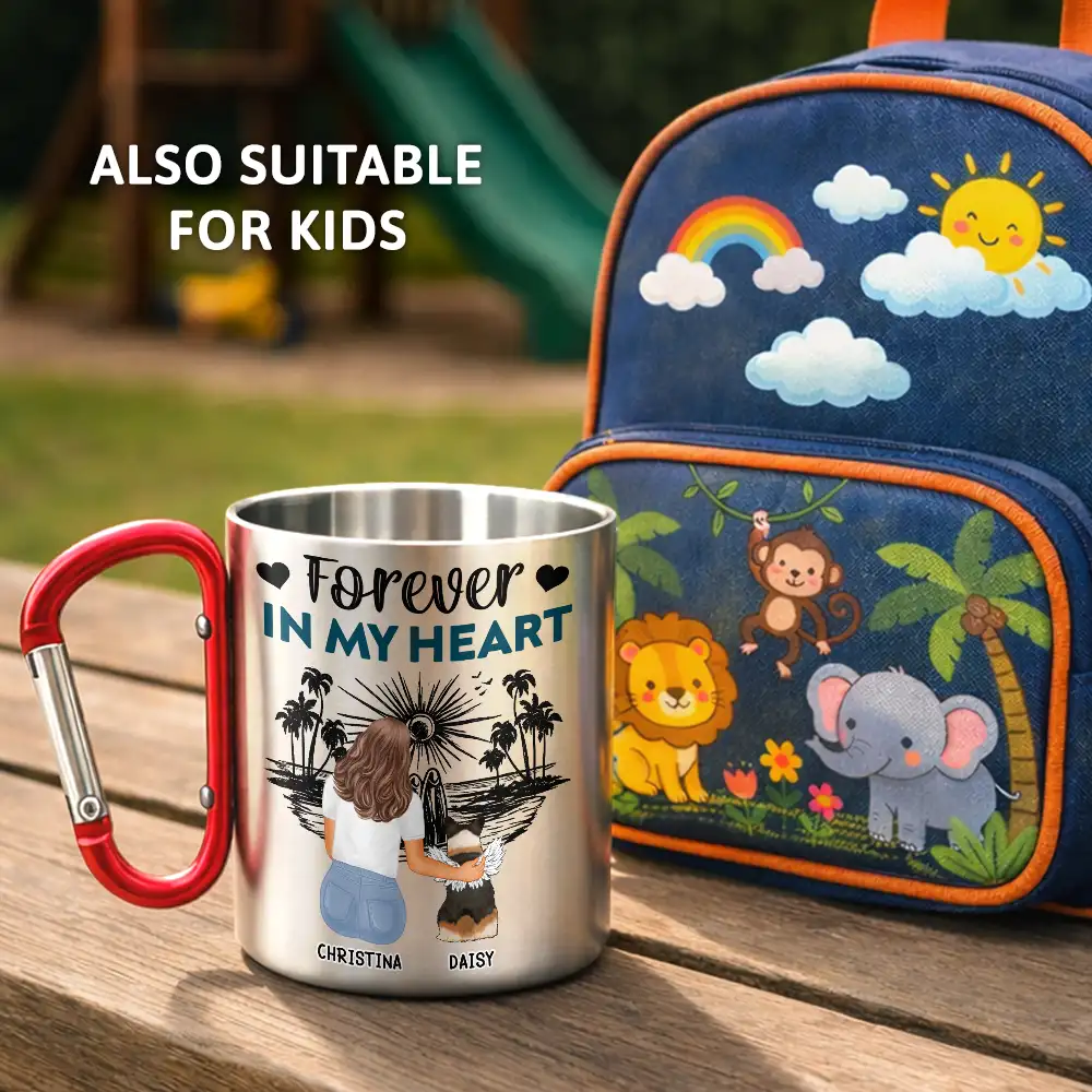 A Bond That Can't Be Broken - Personalized Carabiner Mug - Image 4