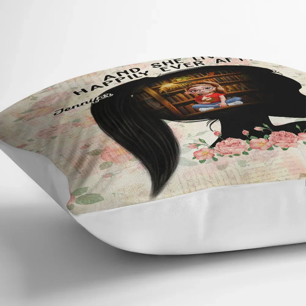 A Girl Who Loves Books Lose Her Mind Find Her Soul - Personalized Pillow - Image 3