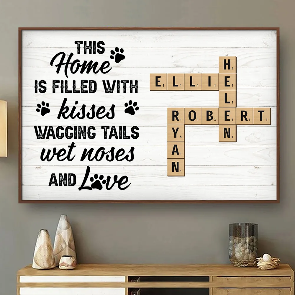 A House Is Not A Home Without Paw Prints - Personalized Poster - Image 3