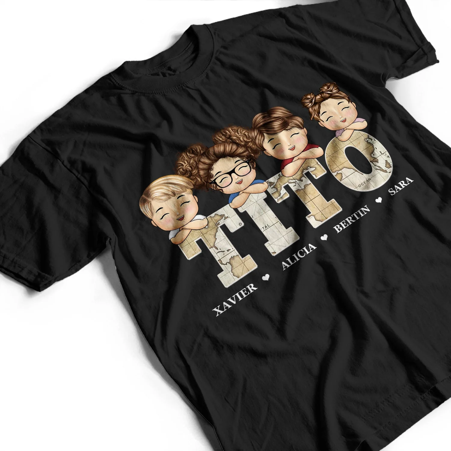 Abuelo Abuelito Tito Tata Yayo Abue Agüelo Viejo Viejito Papá - T Shirt Personalizado - Image 3