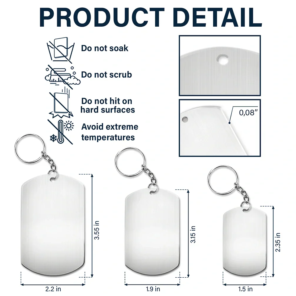Adventure Partners For Life - Personalized Aluminum Keychain - Image 5