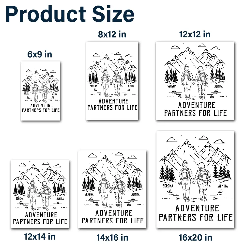 Adventure Partners For Life - Personalized Decor Decal - Image 6