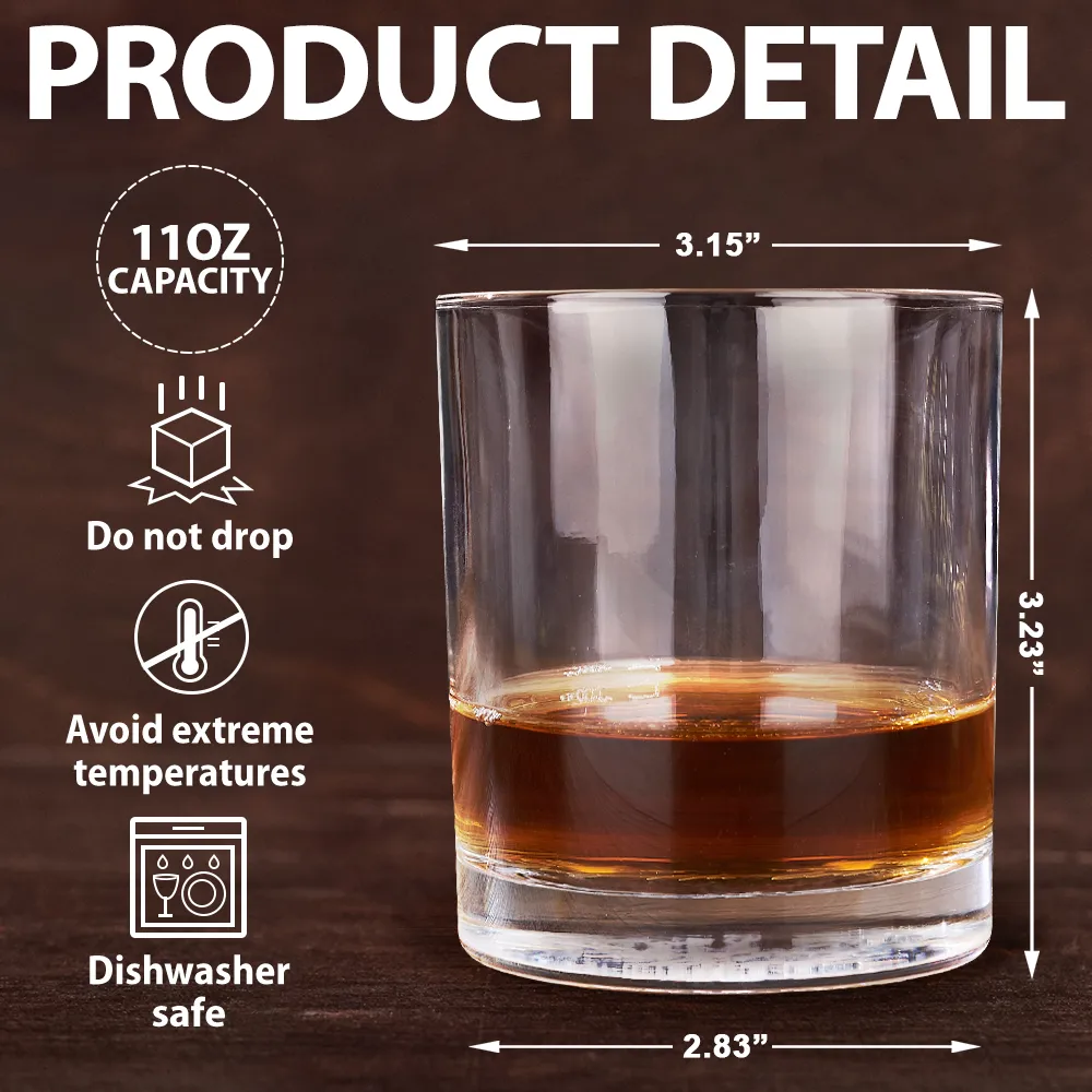 Adventure Partners For Life - Personalized Whiskey Glass - Image 5