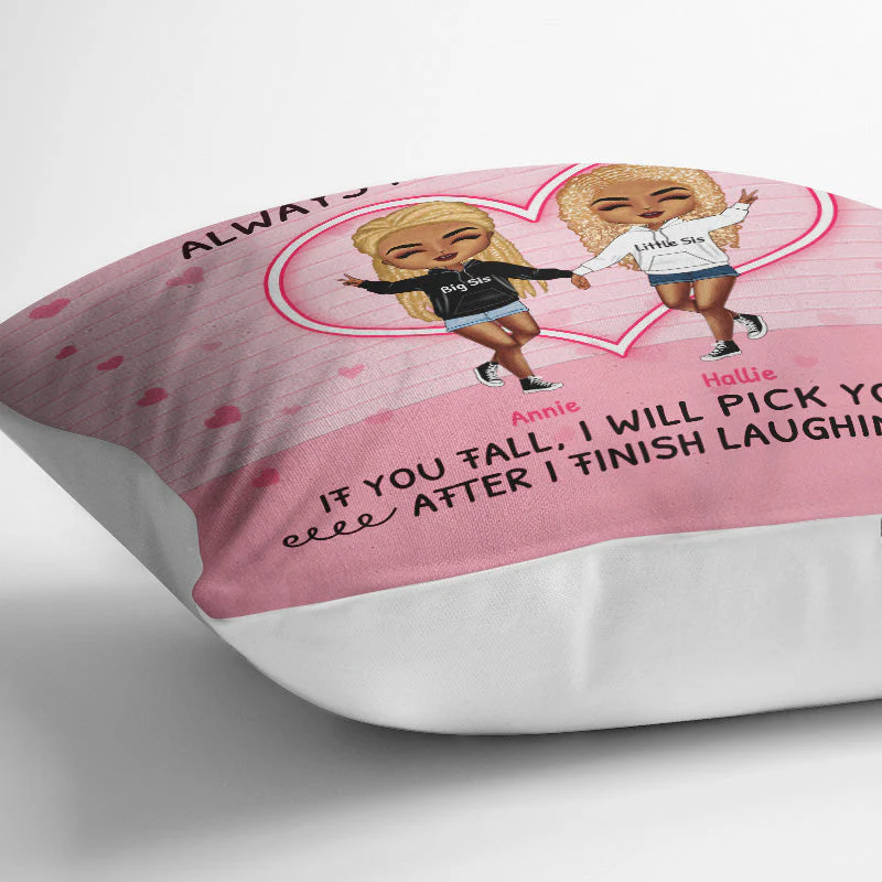 After I Finish Laughing - Gift For Sisters - Personalized Custom Pillow - Image 3