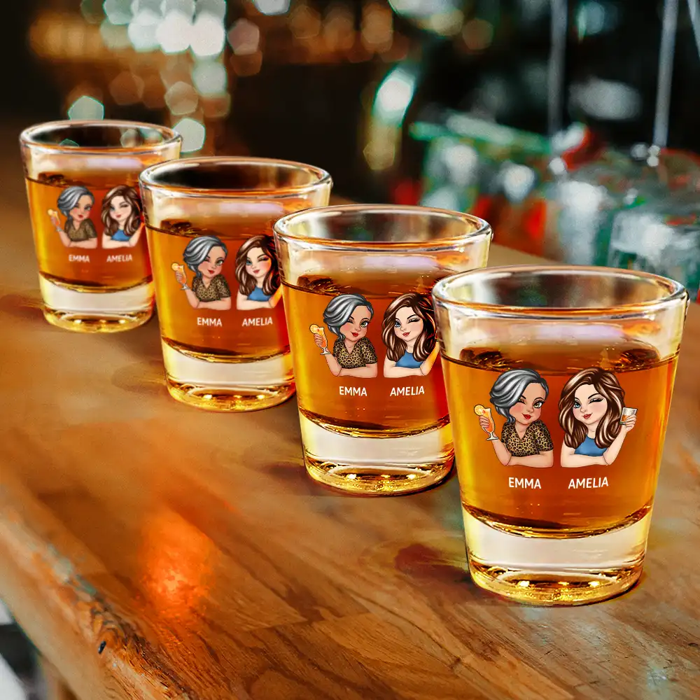 Alcohol Won't Solve Your Problems But It Is Worth A Shot - Personalized Shot Glass - Image 4