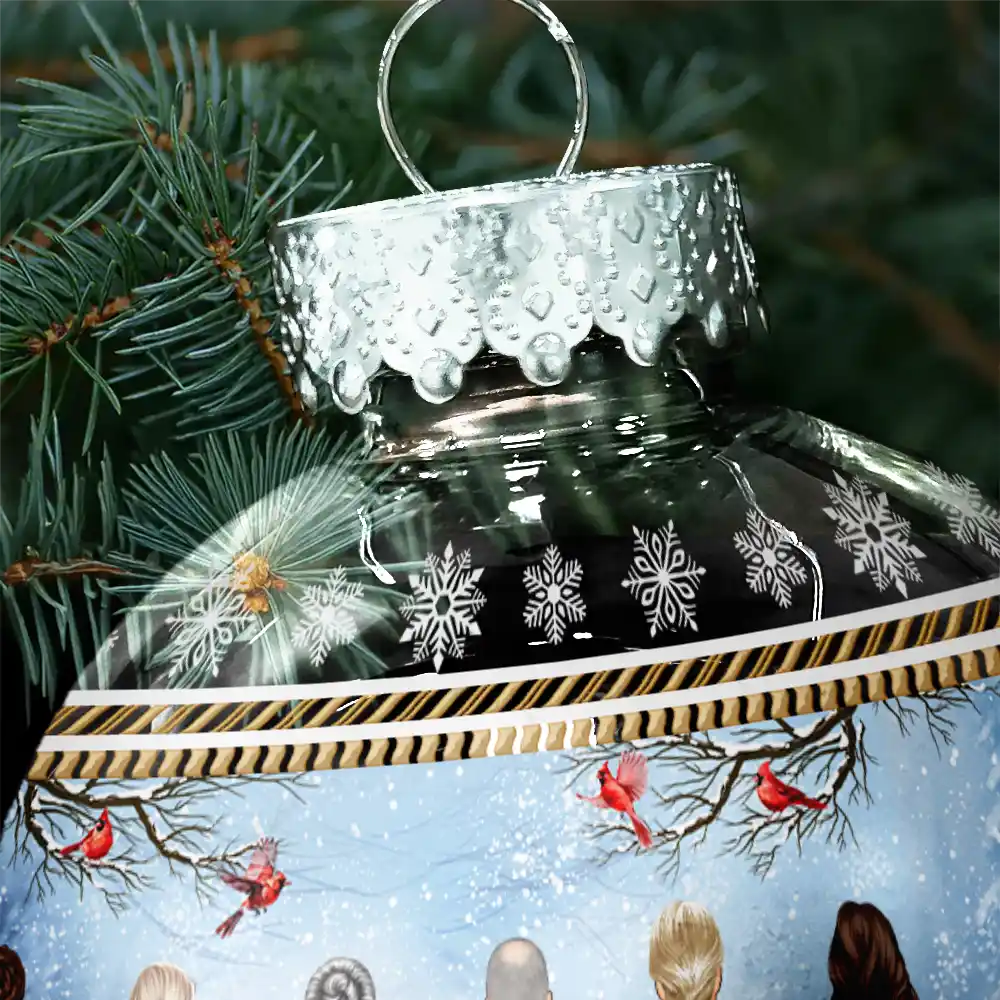 All Hearts Come Home For Christmas - Personalized Ball Ornament - Image 6