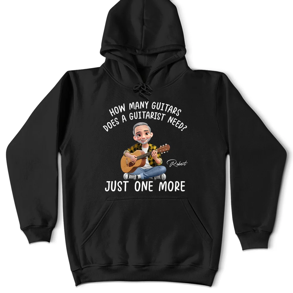 All I Need Is This Guitar 3D Effect - Personalized T Shirt - Image 4