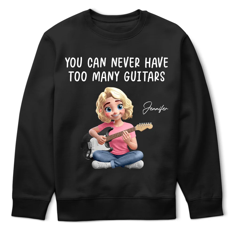 All I Need Is This Guitar 3D Effect - Personalized T Shirt - Image 5