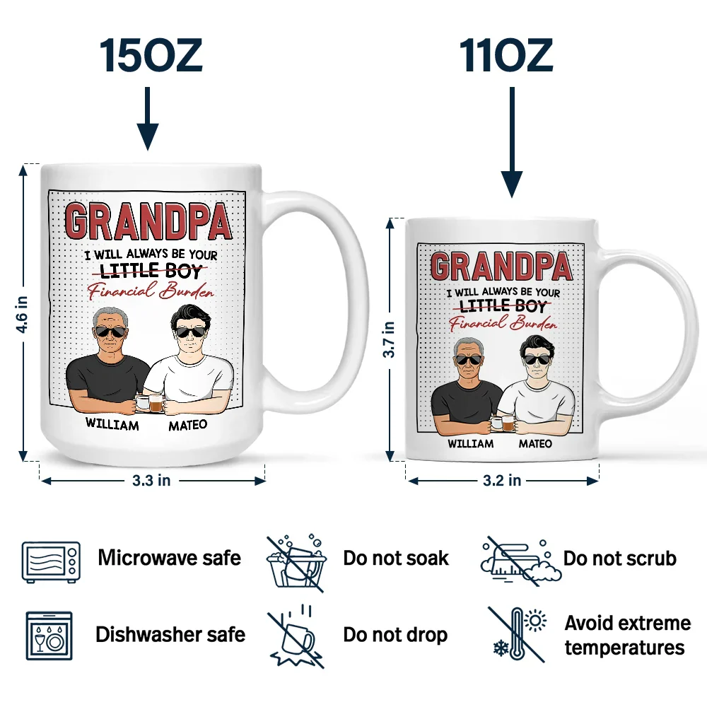Always Be Your Financial Burden - Personalized Mug - Image 4