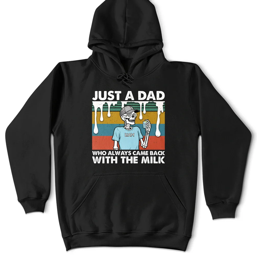 Always Came Back With The Milk - Personalized T Shirt - Image 4