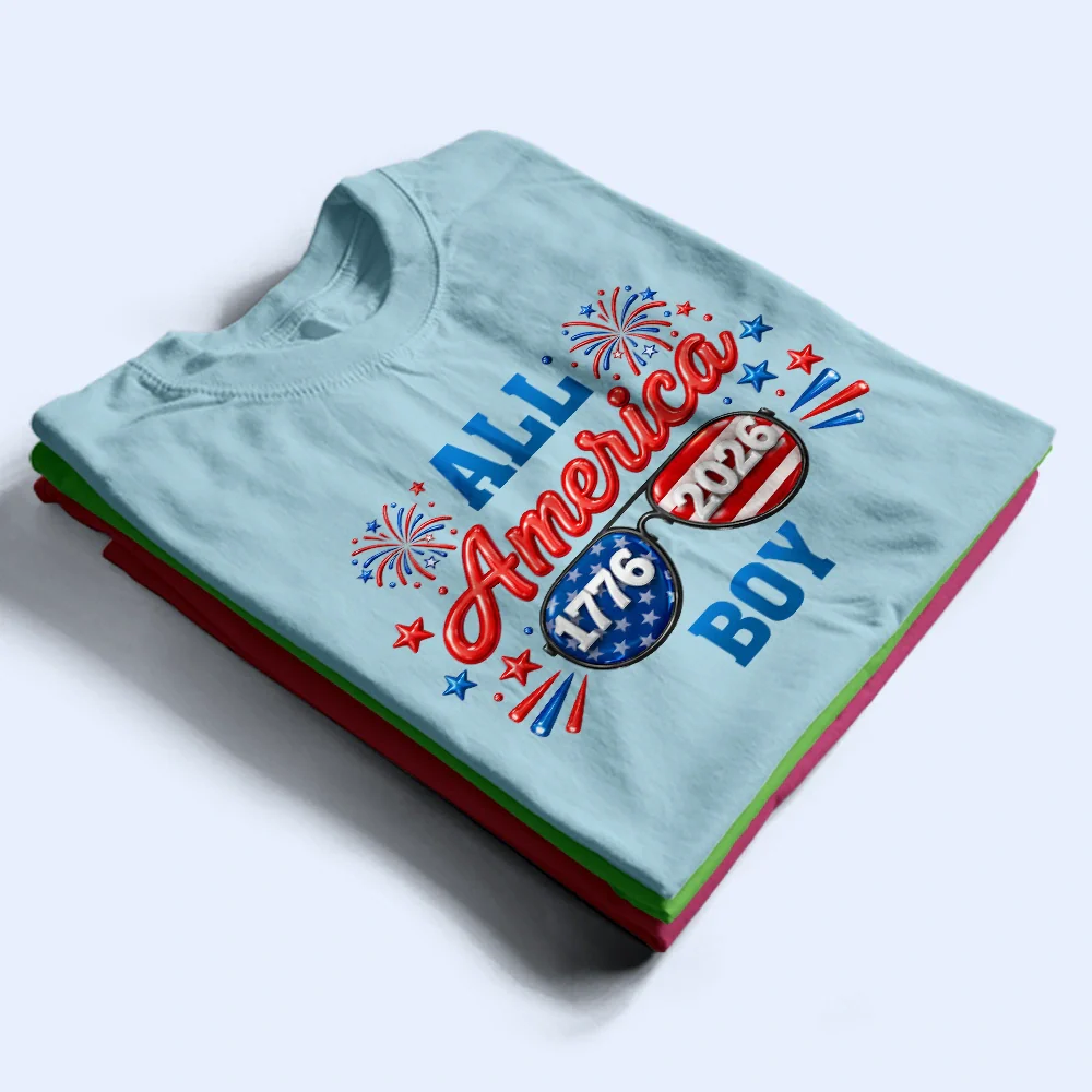 America 250 All American Family - Personalized T Shirt - Image 4