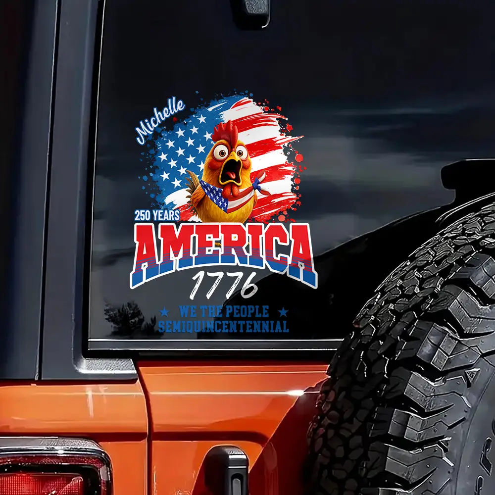 America 250 We The People Semiquincentennial - Personalized Decor Decal - Image 5