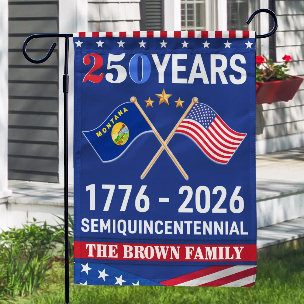 America 250th Anniversary US Semiquincentennial States - Personalized Flag - Image 3