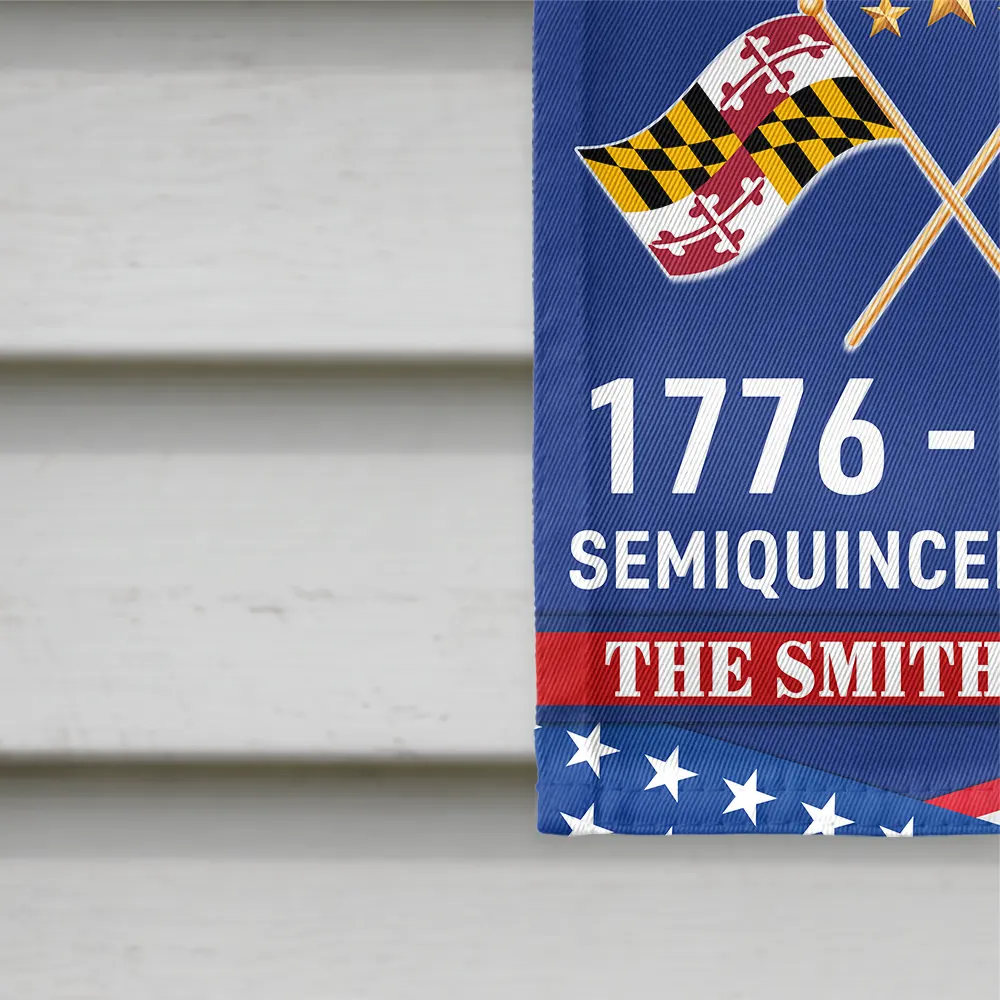 America 250th Anniversary US Semiquincentennial States - Personalized Flag - Image 4