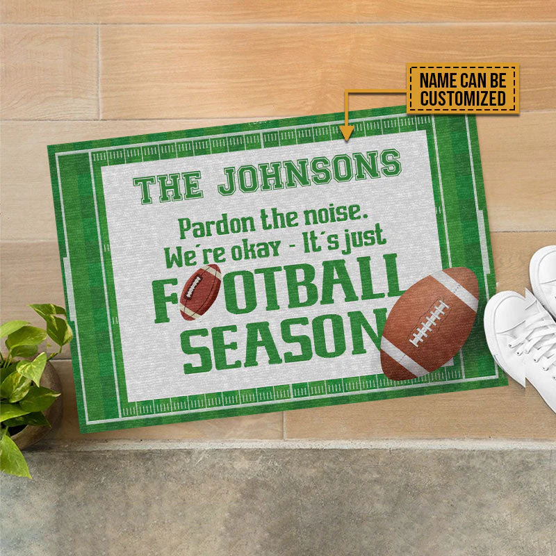 American Football Pardon The Noise Custom Doormat, Football Season, Home Decor, Outdoor Decor - Image 3