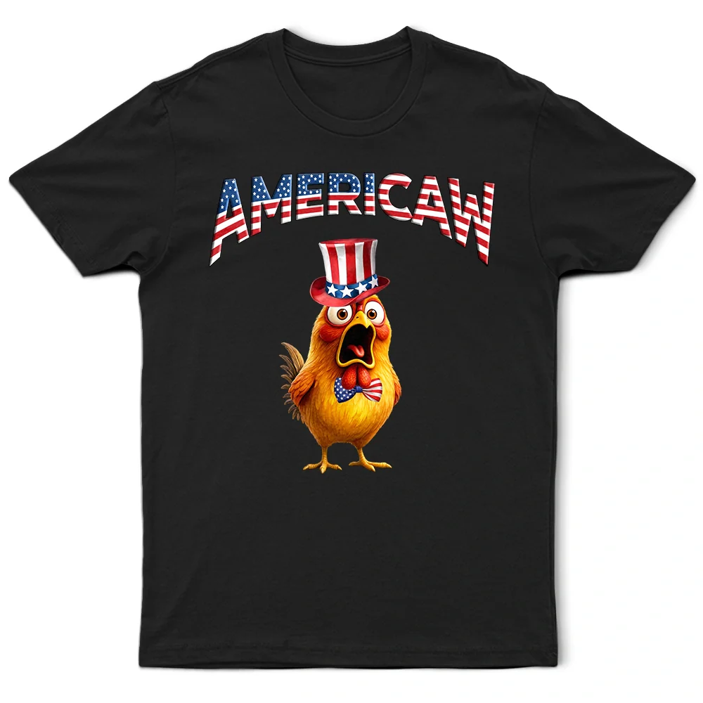 Americaw Funny Chicken 250 Years Of Freedom - Personalized T Shirt - Image 2