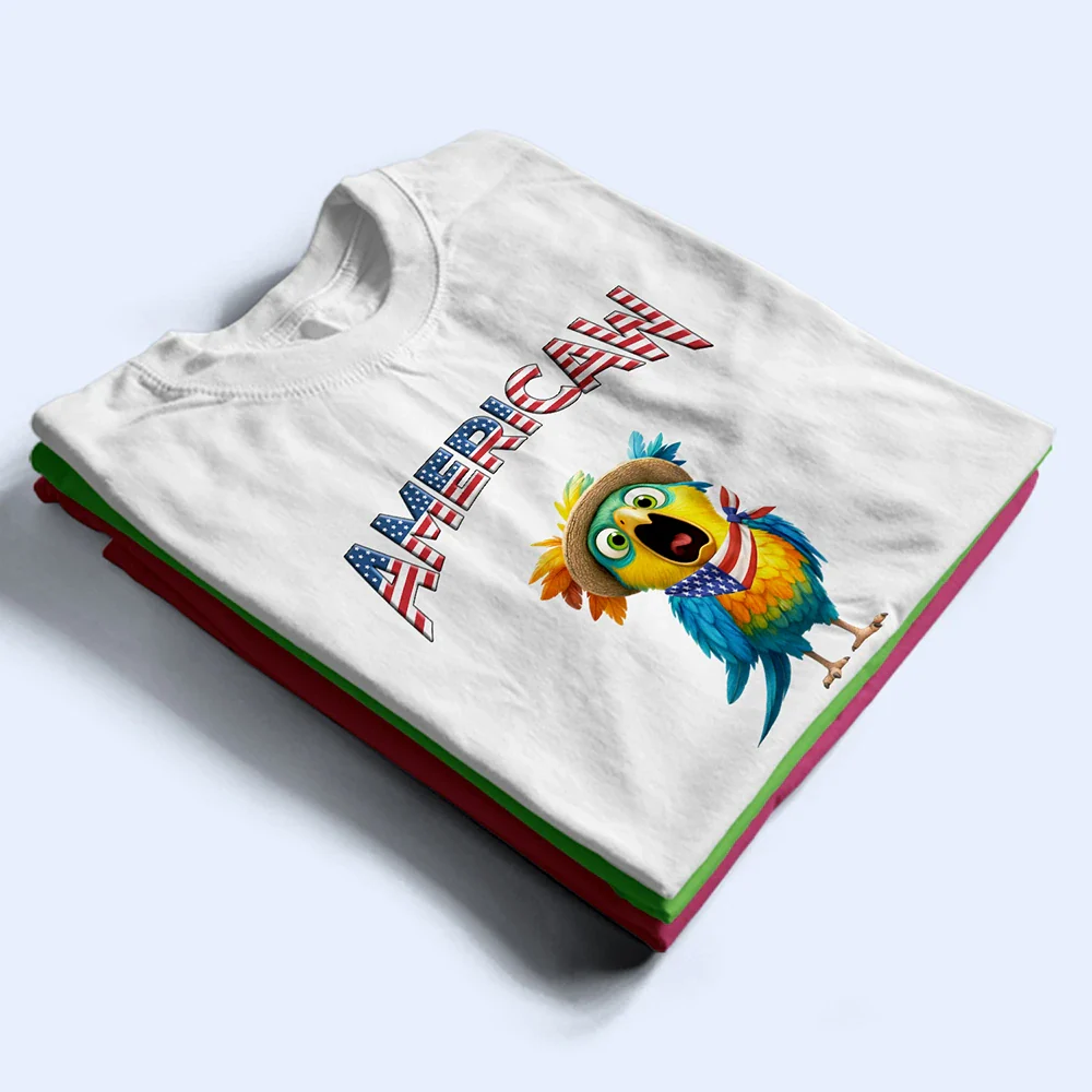 Americaw Funny Chicken 250 Years Of Freedom - Personalized T Shirt - Image 3