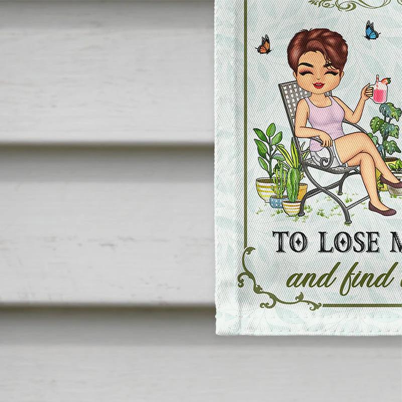 And Into The Garden I Go Gardening - Gift For Gardening Lovers - Personalized Custom Flag - Image 4