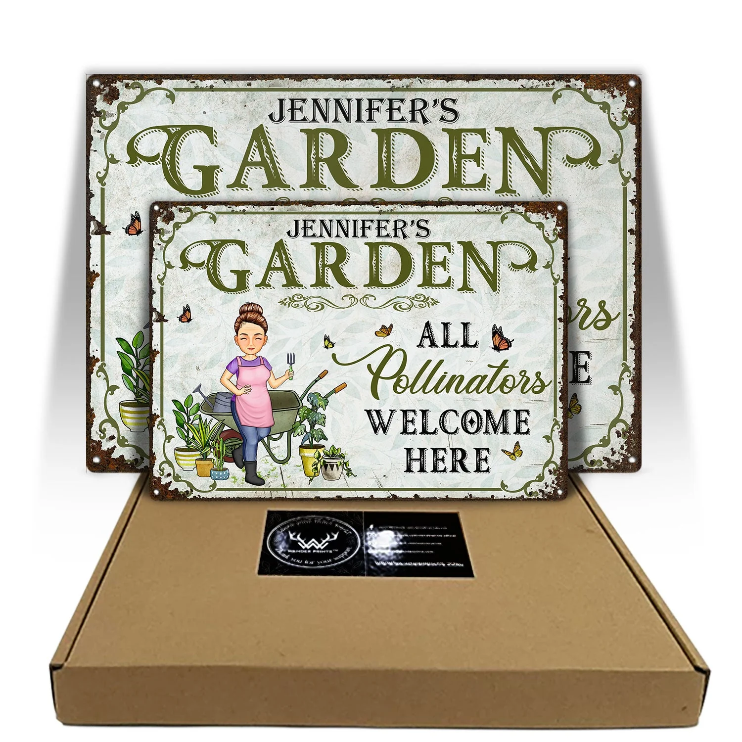 And Into The Garden I Go To Lose My Mind And Find My Soul - Birthday, Loving Gift For Yourself, Women, Men, Plant Lovers - Personalized Custom Classic Metal Signs - Image 5