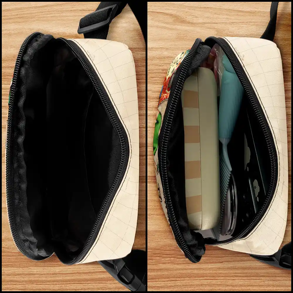 And So The Adventure Begins - Personalized Crossbody Belt Bag - Image 4