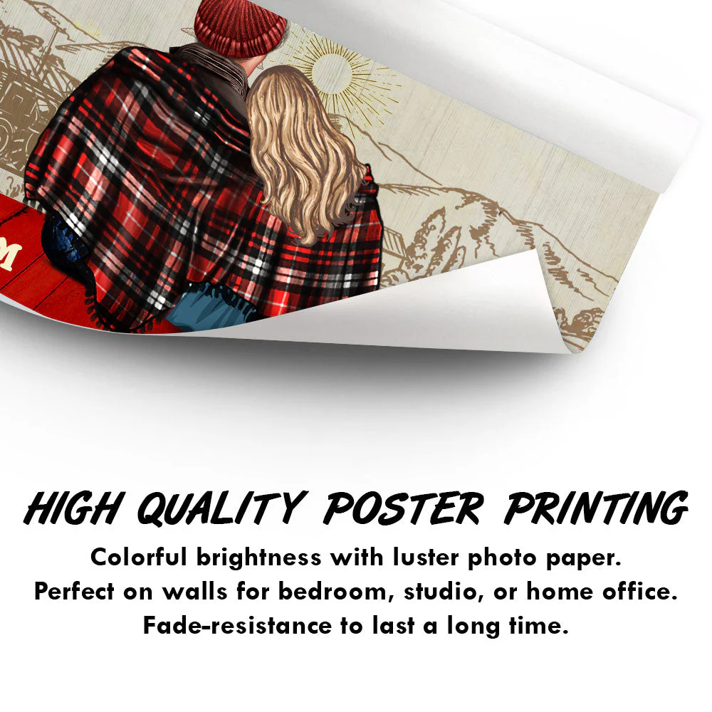 And So Together - Farmer Anniversary Gift - Personalized Custom Poster - Image 3