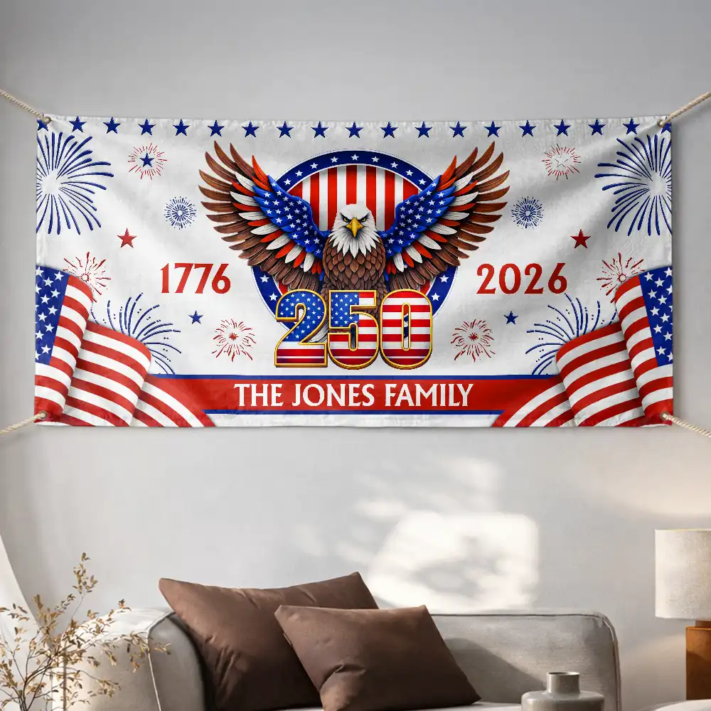 Anniversary America 250th - Personalized Horizontal Banner - Image 5