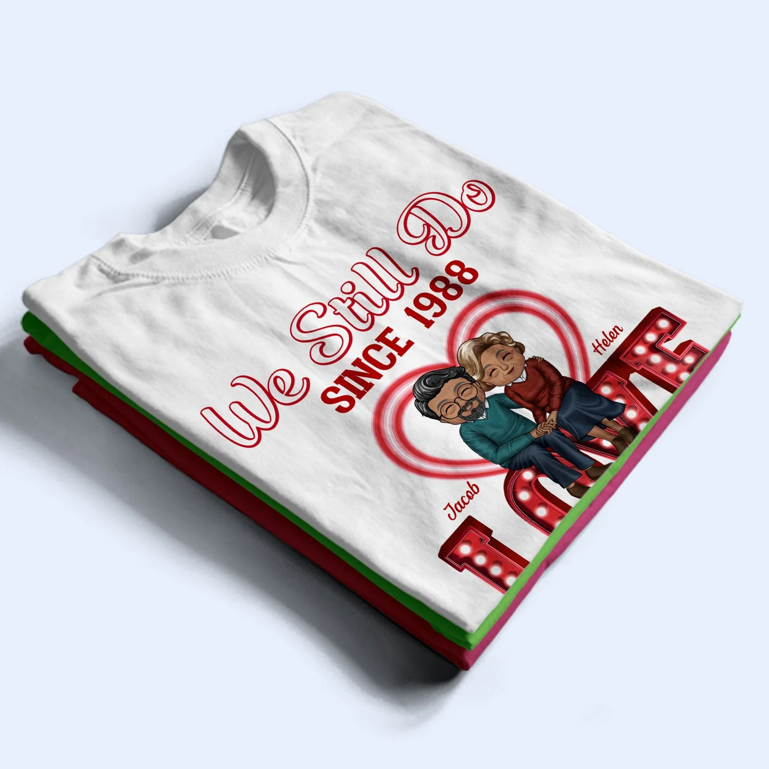Annoying Each Other For Years And Still Going Strong - Anniversary, Birthday Gift For Spouse, Lover, Husband, Wife, Boyfriend, Girlfriend, Couple - Personalized Custom T Shirt - Image 2
