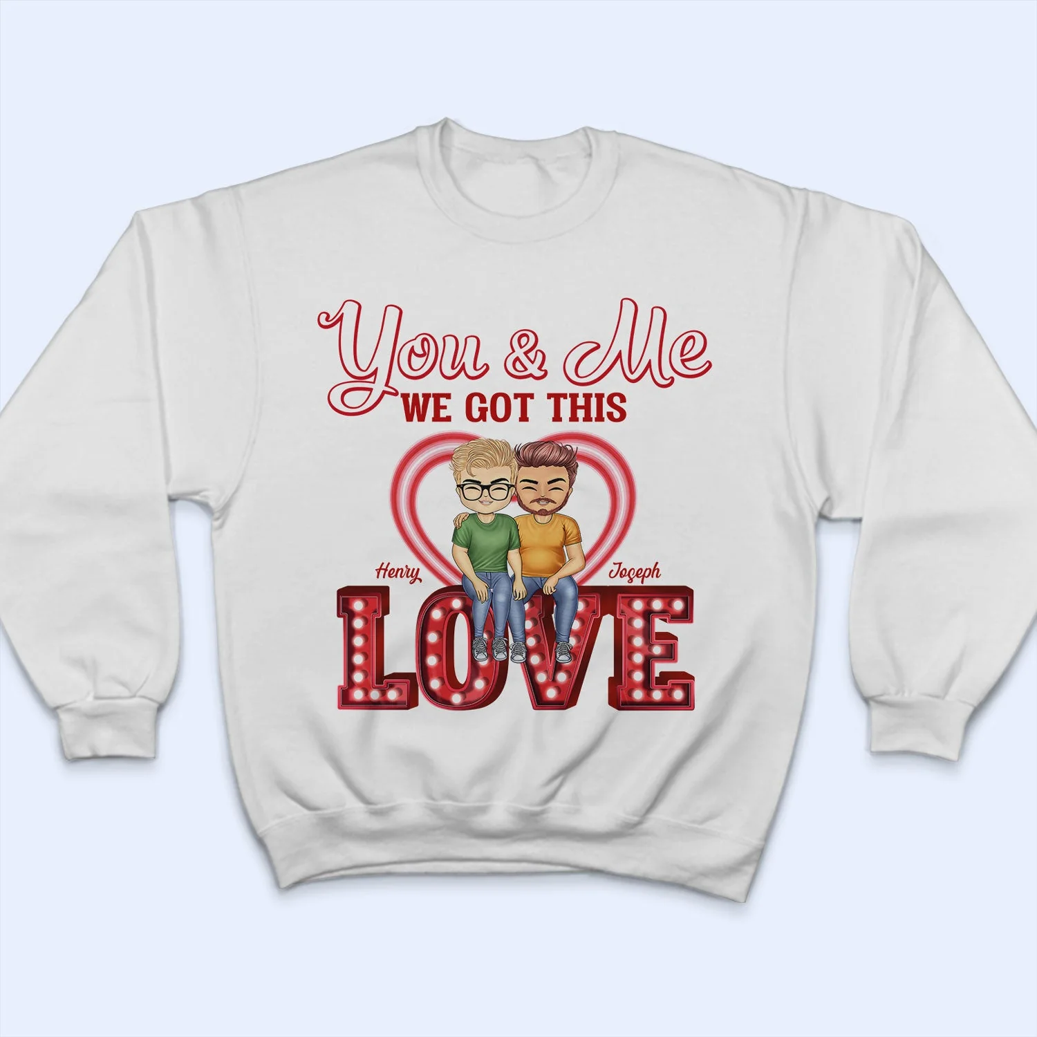 Annoying Each Other For Years And Still Going Strong - Anniversary, Birthday Gift For Spouse, Lover, Husband, Wife, Boyfriend, Girlfriend, Couple - Personalized Custom T Shirt - Image 5