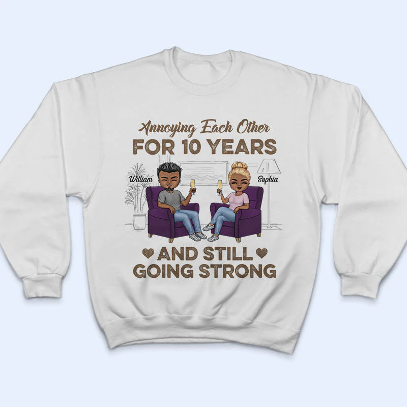 Annoying Each Other Husband Wife - Couple Gift - Personalized Custom T Shirt - Image 5