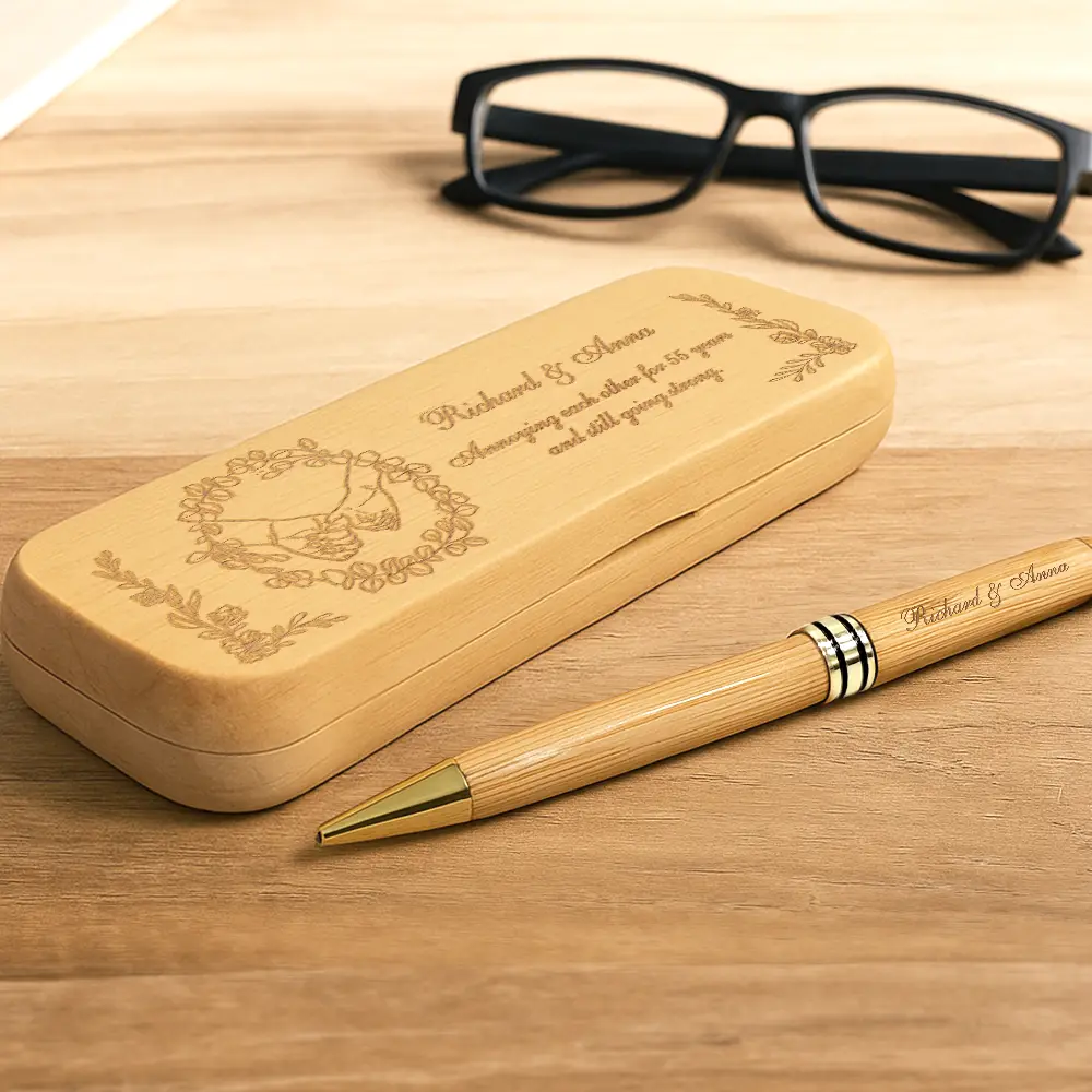 Annoying Each Other - Personalized Wooden Pen Set - Image 2