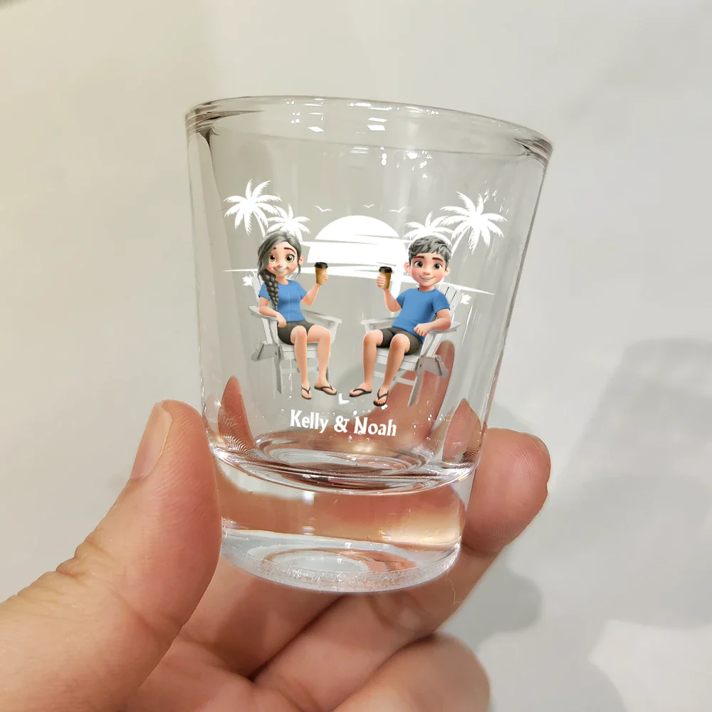 Annoying Each Other Since - Personalized Shot Glass - Image 3