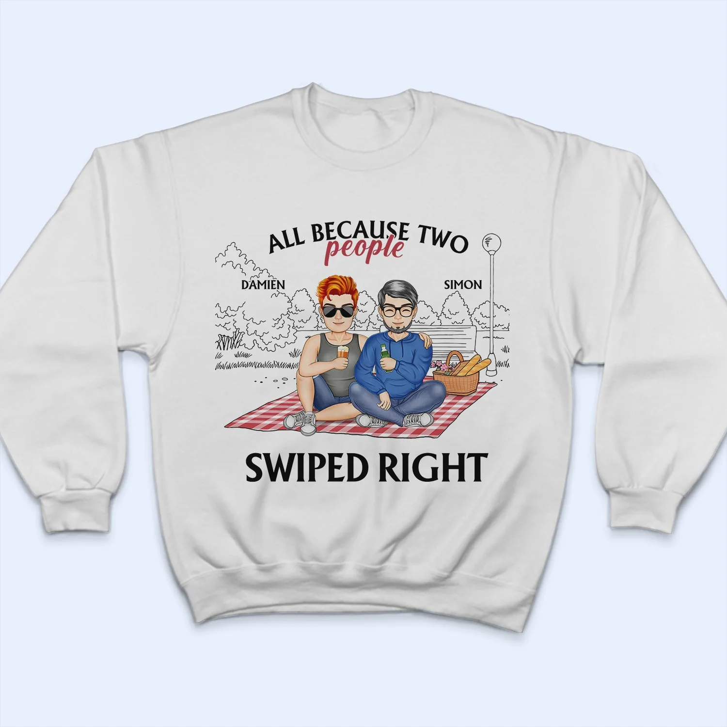 Annoying Each Other Still Going Strong Cartoon - Birthday, Anniversary, Loving Gift For Couple, Husband, Wife, Parents - Personalized T Shirt - Image 5