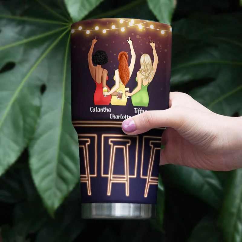 Another Year Bonding Alcohol - Gift For Besties, Sisters - Personalized Custom 30 Oz Tumbler - Image 4