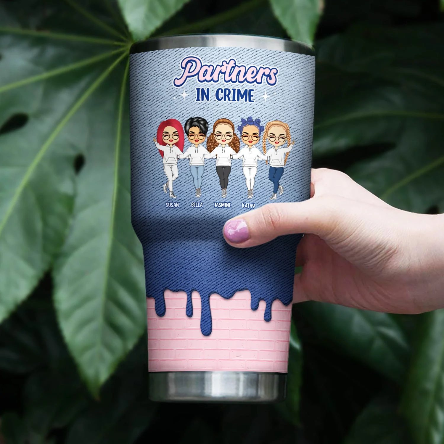 Apparently We Are Trouble - Gift For Bestie - Personalized Custom 30 Oz Tumbler - Image 4