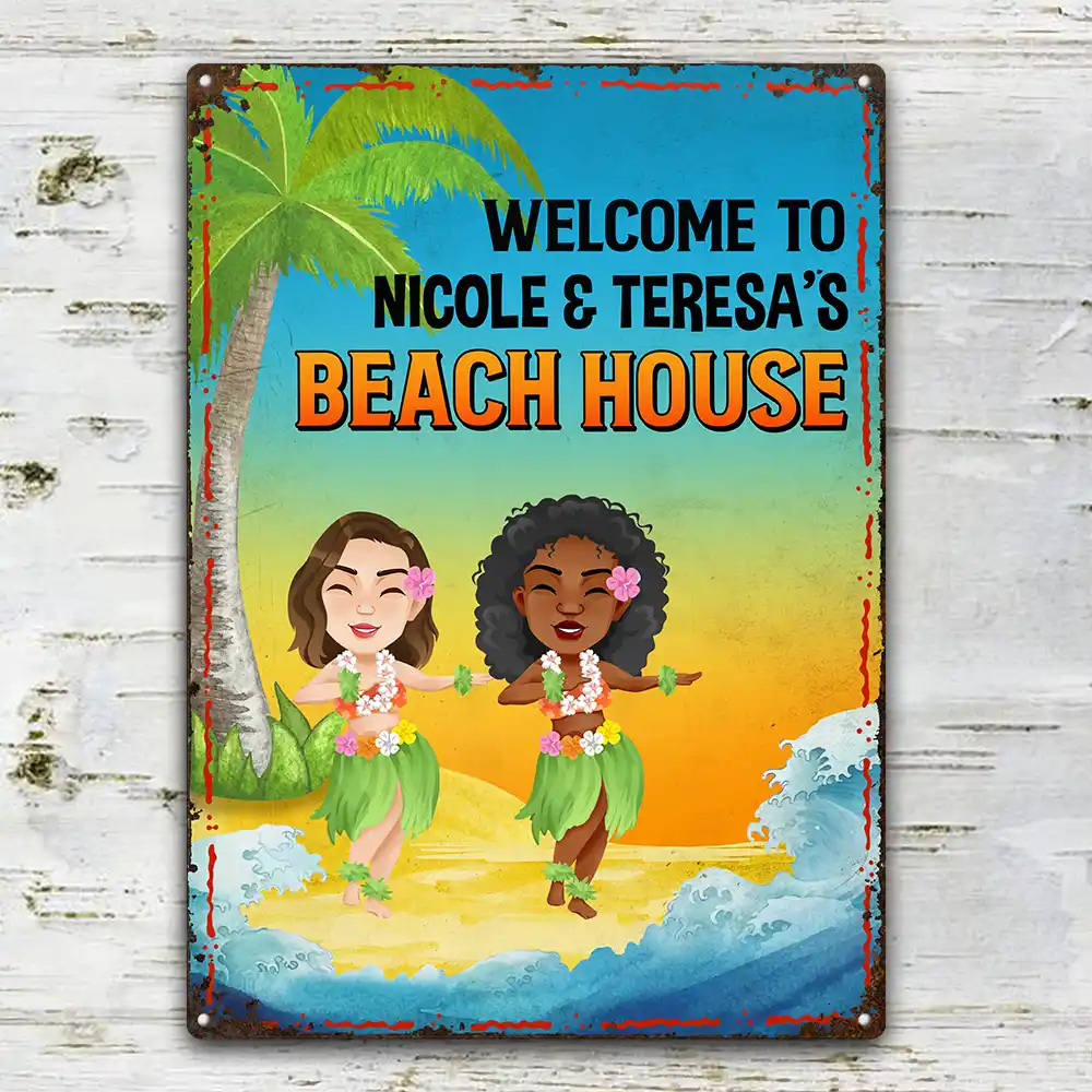 Backyard Oasis - Personalized Classic Metal Signs - Image 2