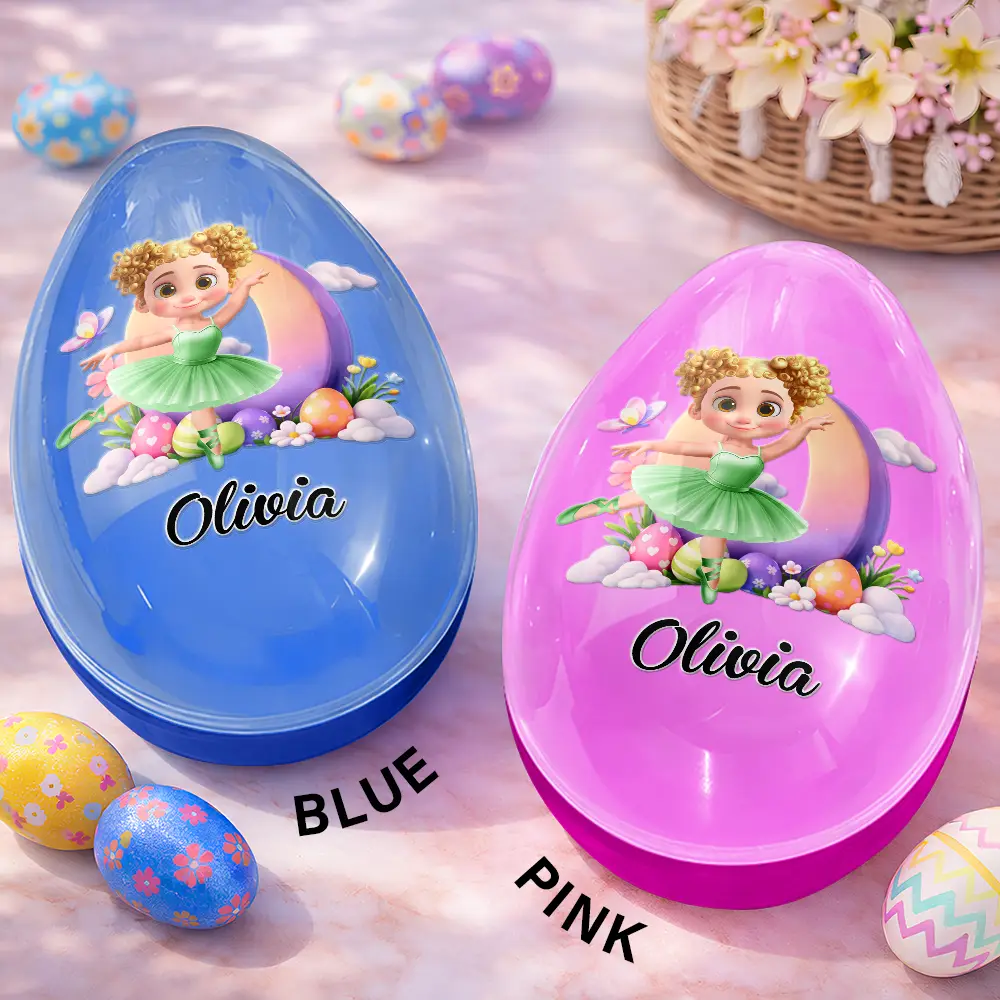 Ballerina Girl Alphabet - Personalized Fillable Egg - Image 2