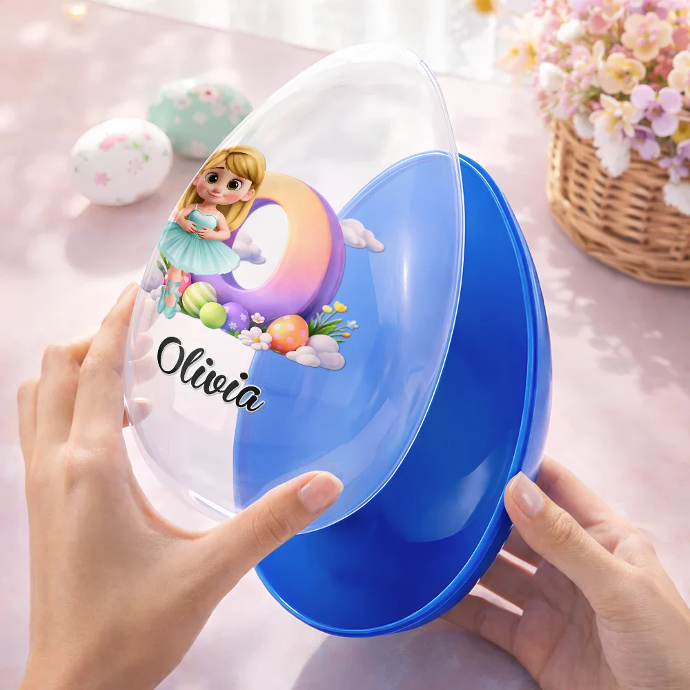 Ballerina Girl Alphabet - Personalized Fillable Egg - Image 4